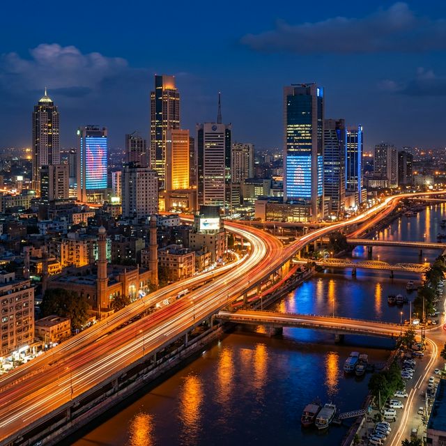 City skyline representing DESCO's global reach